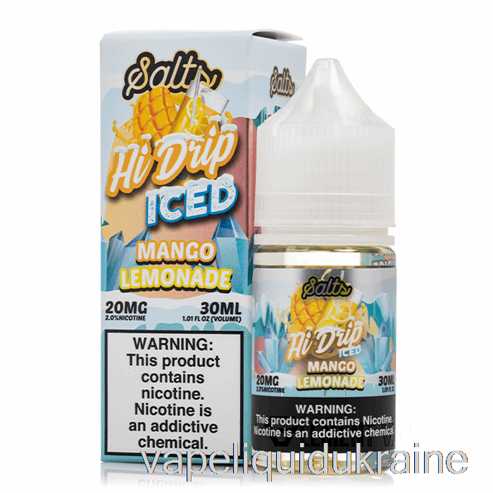 Vape Ukraine ICED Mango Lemonade - Hi-Drip Salts - 30mL 20mg